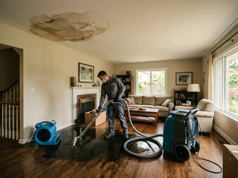 attic-pipe-burst-ceiling-drip-008 — frequently asked questions, Water Damage Restoration & Carpet Care in Maywood, IL